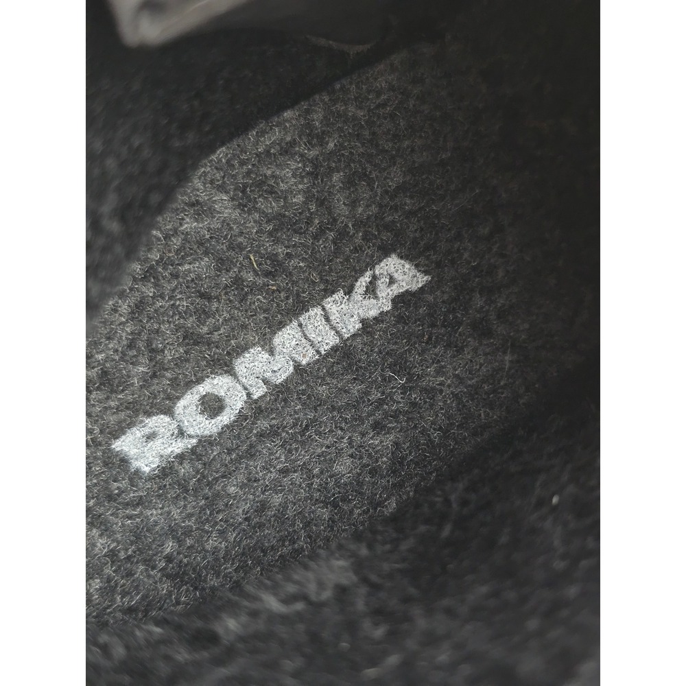 NWT Romika Women's Wilma 03 Waterproof Double Zip Black Ankle Boots 41 - Picture 8 of 16